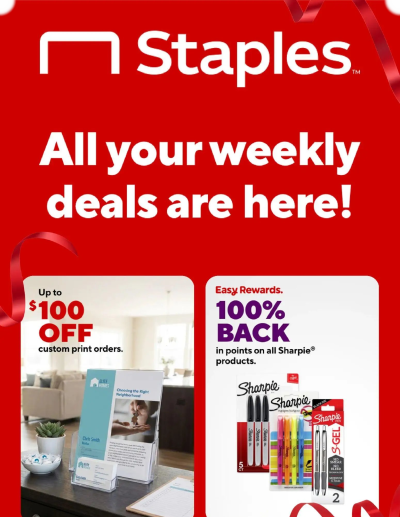 Staples offer from 01/18/2026 ad catalog