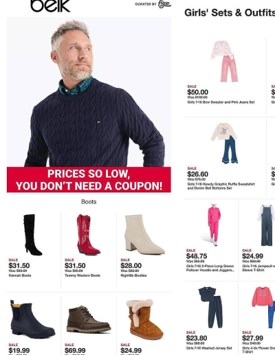 Belk ad catalog