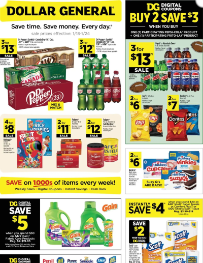 Dollar General  - TX ad catalog