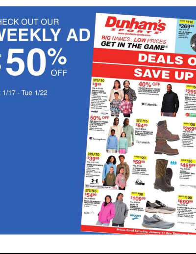 Dunham's Sports ad catalog