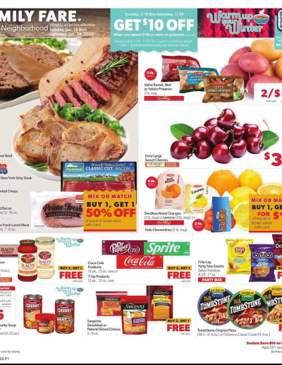 Family Fare ad catalog