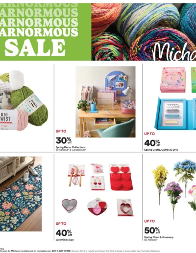 Michaels ad catalog