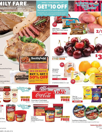 Family Fare ad catalog