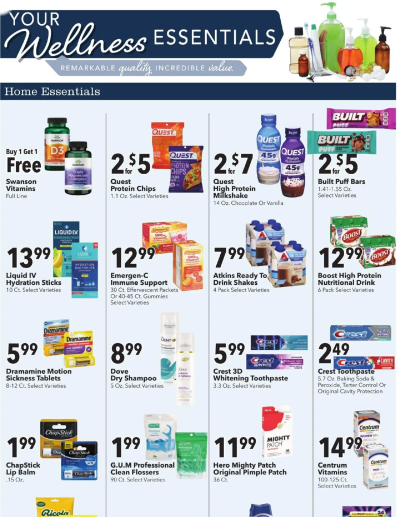 Coborn's Wellness Essentials ad catalog