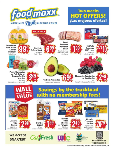 FoodMaxx offer from 01/14/2026  - NV ad catalog