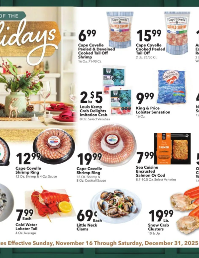Coborn's Taste of the Holidays ad catalog