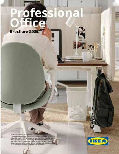 IKEA Office Brochure 2025 ad catalog