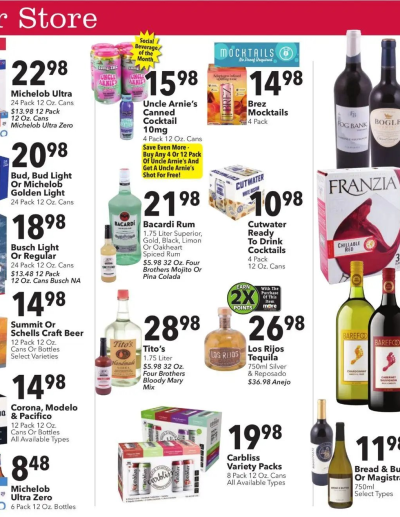 Coborn's Liquor Ad ad catalog