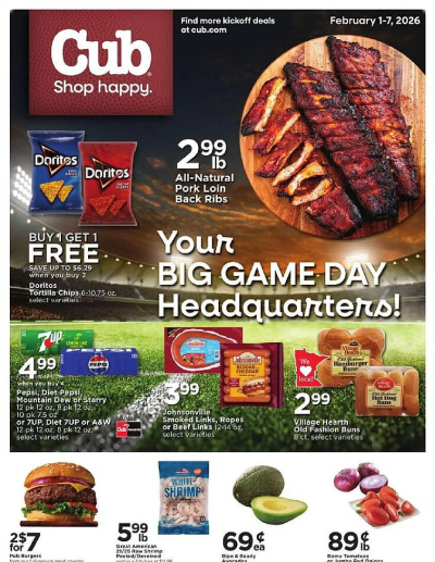 Cub Foods ad catalog