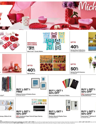 Michaels ad catalog