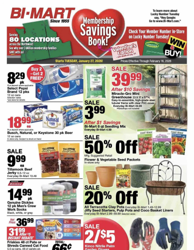 Bi-Mart ad catalog