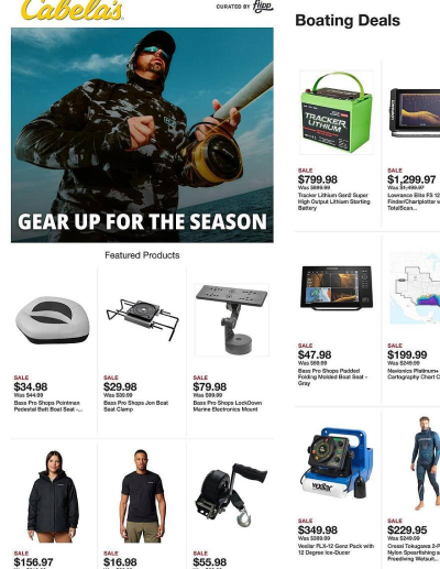 Cabela's ad catalog
