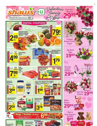 Shaw's flyer ad catalog