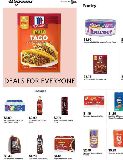 Wegmans flyer ad catalog