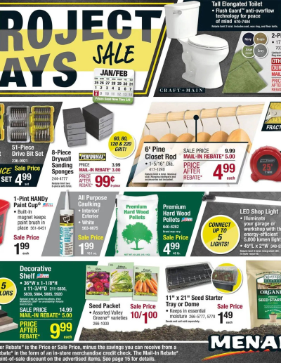 Menards ad catalog