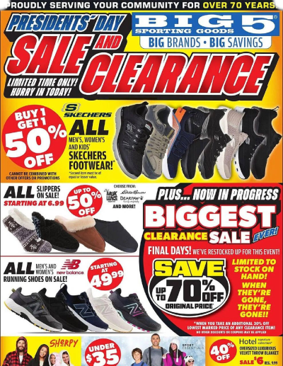  Latest Big 5 ad catalog