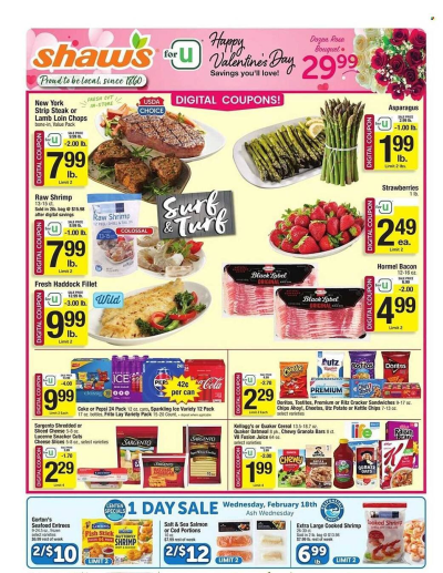 Shaw's flyer ad catalog