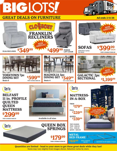 Big Lots offer from 02/08/2026 ad catalog