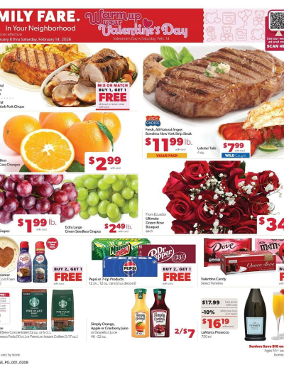 Family Fare ad catalog