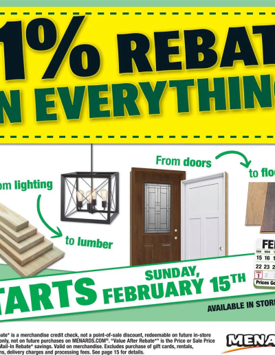 Menards ad catalog