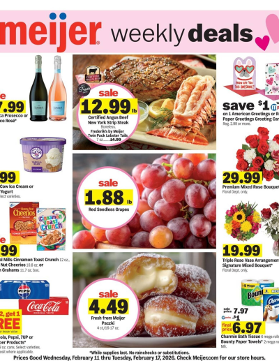  Latest Meijer ad catalog