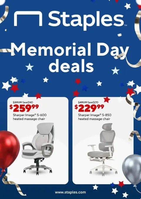  Latest Staples offer from 05/24/2026 Staples ad catalog