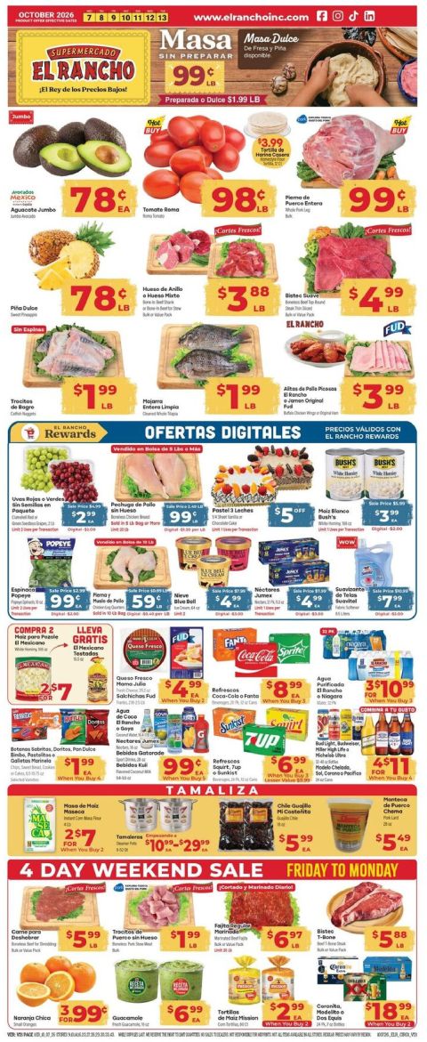  Latest Prices good 10/07/2026 through 10/13/2026 ad catalog