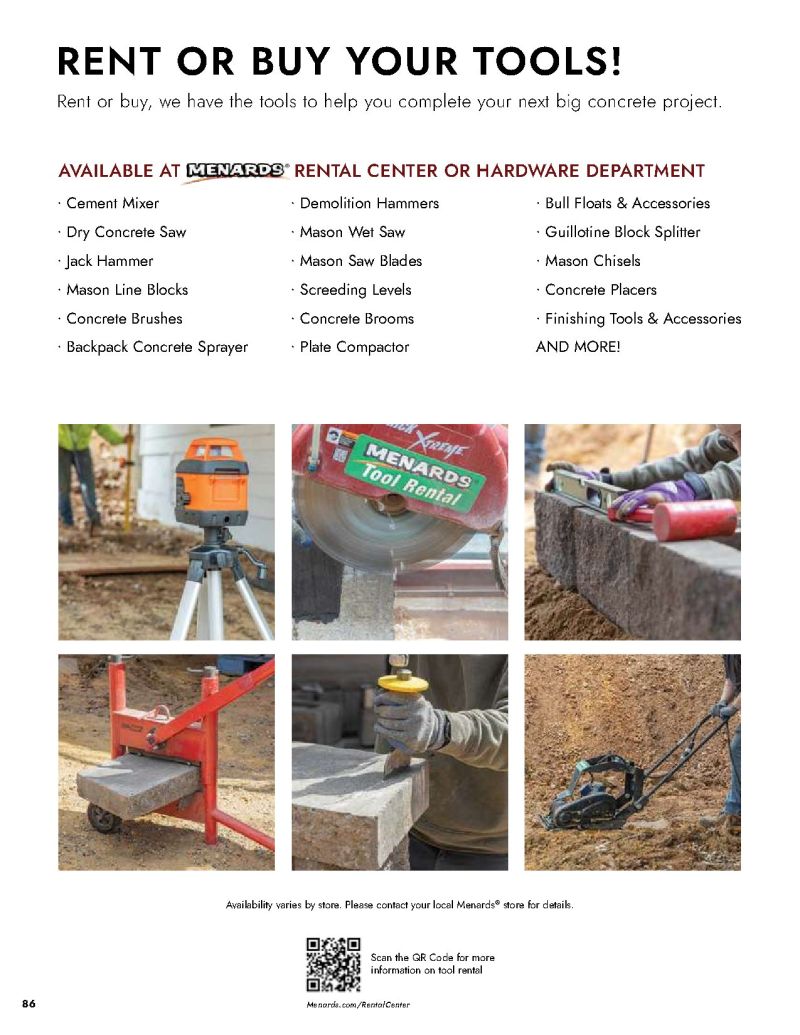 MENARDS weekly ad Apr 2 – Jan 1, 2027 – page 86