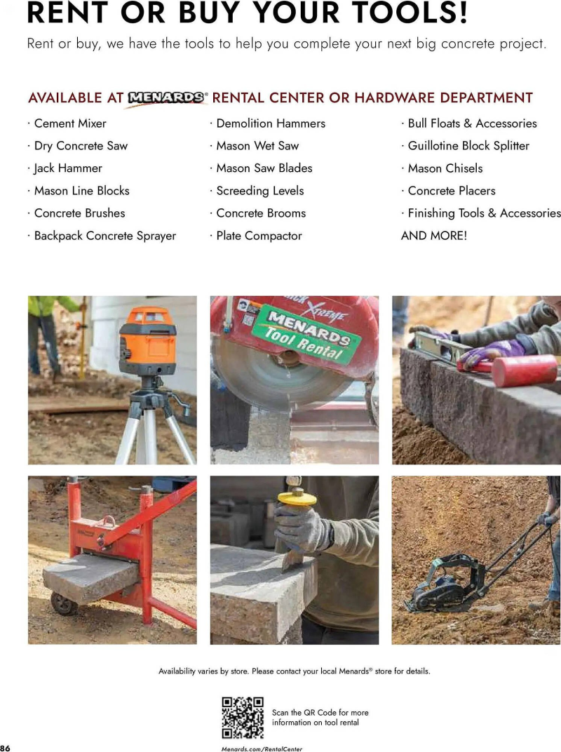 MENARDS weekly ad Apr 2 – Jan 2, 2027 – page 86