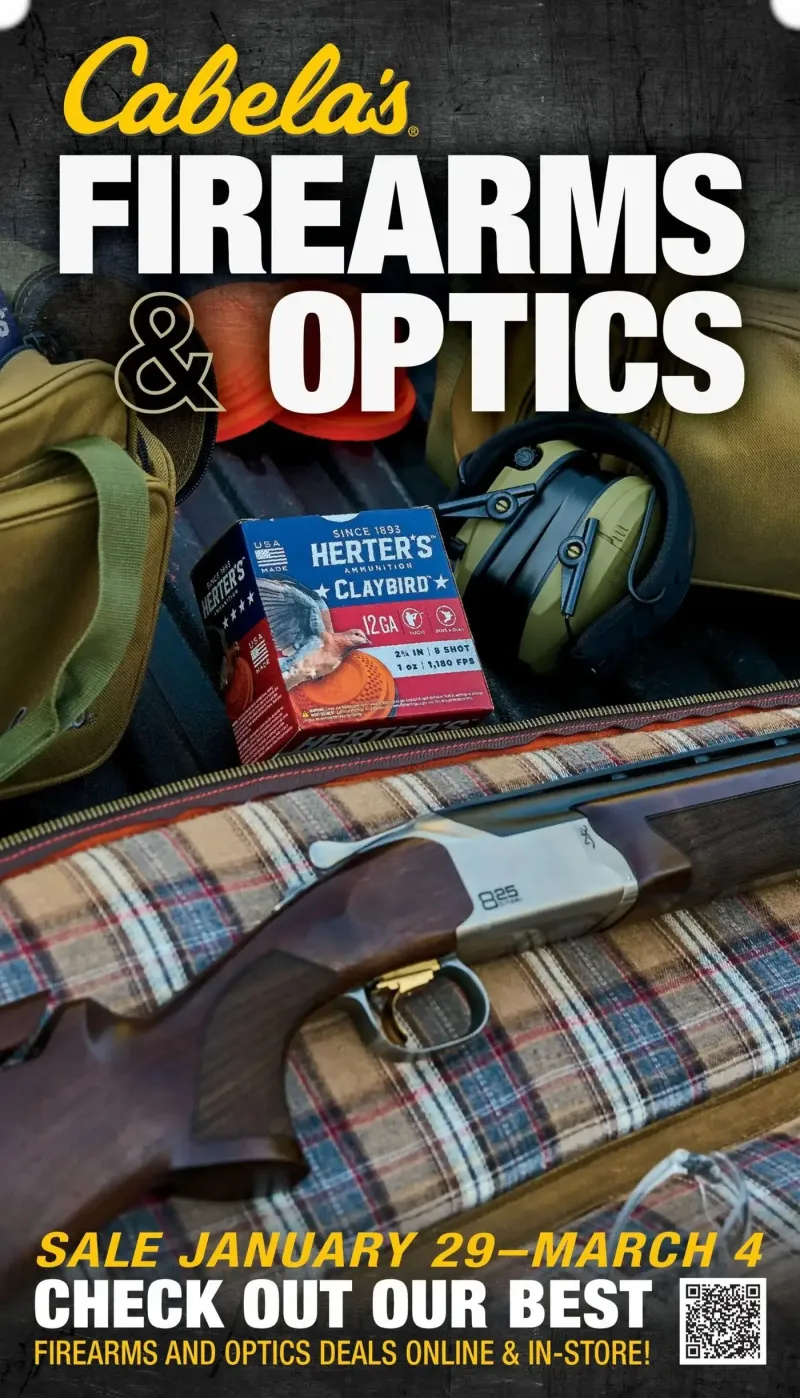 CABELA'S weekly ad Feb 1 – Jan 5, 2027 – page 1