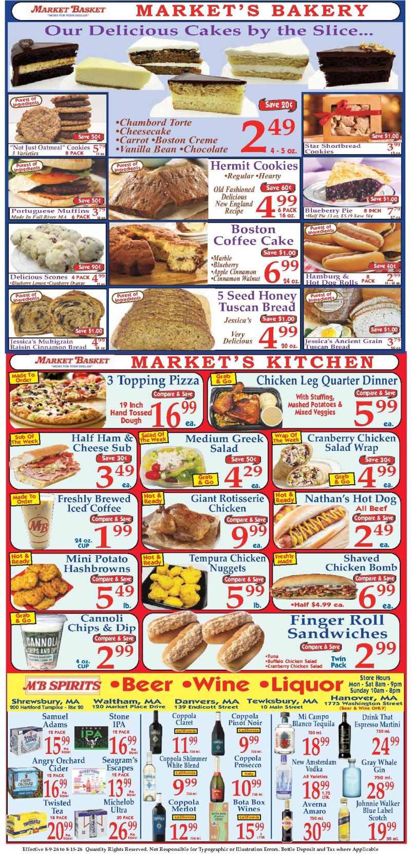 MARKET BASKET weekly ad Aug 10 – Aug 15, 2026 – page 8