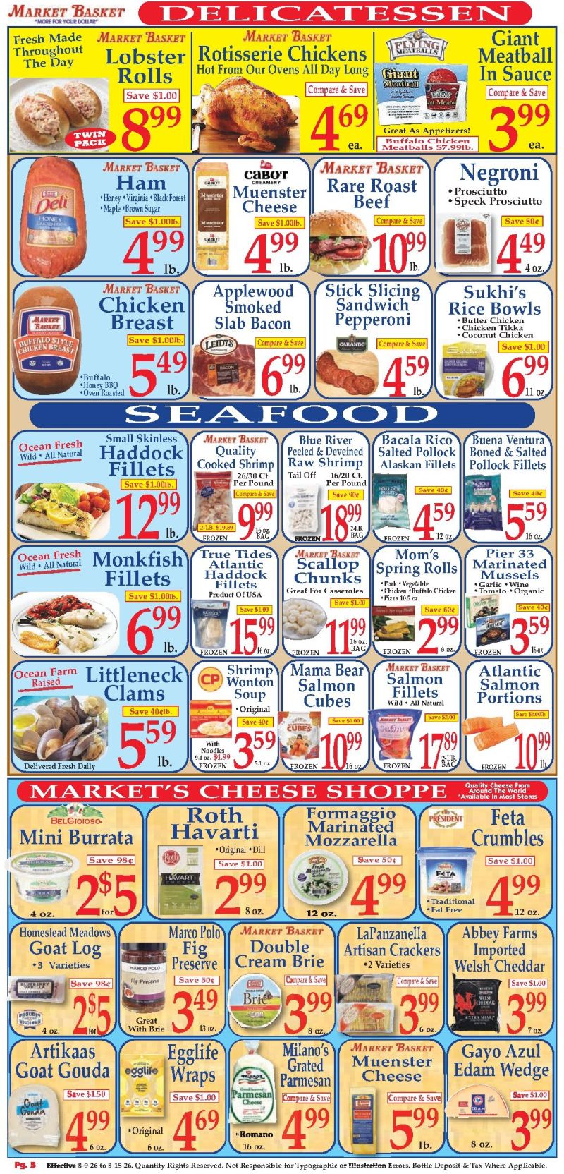 MARKET BASKET weekly ad Aug 10 – Aug 15, 2026 – page 4