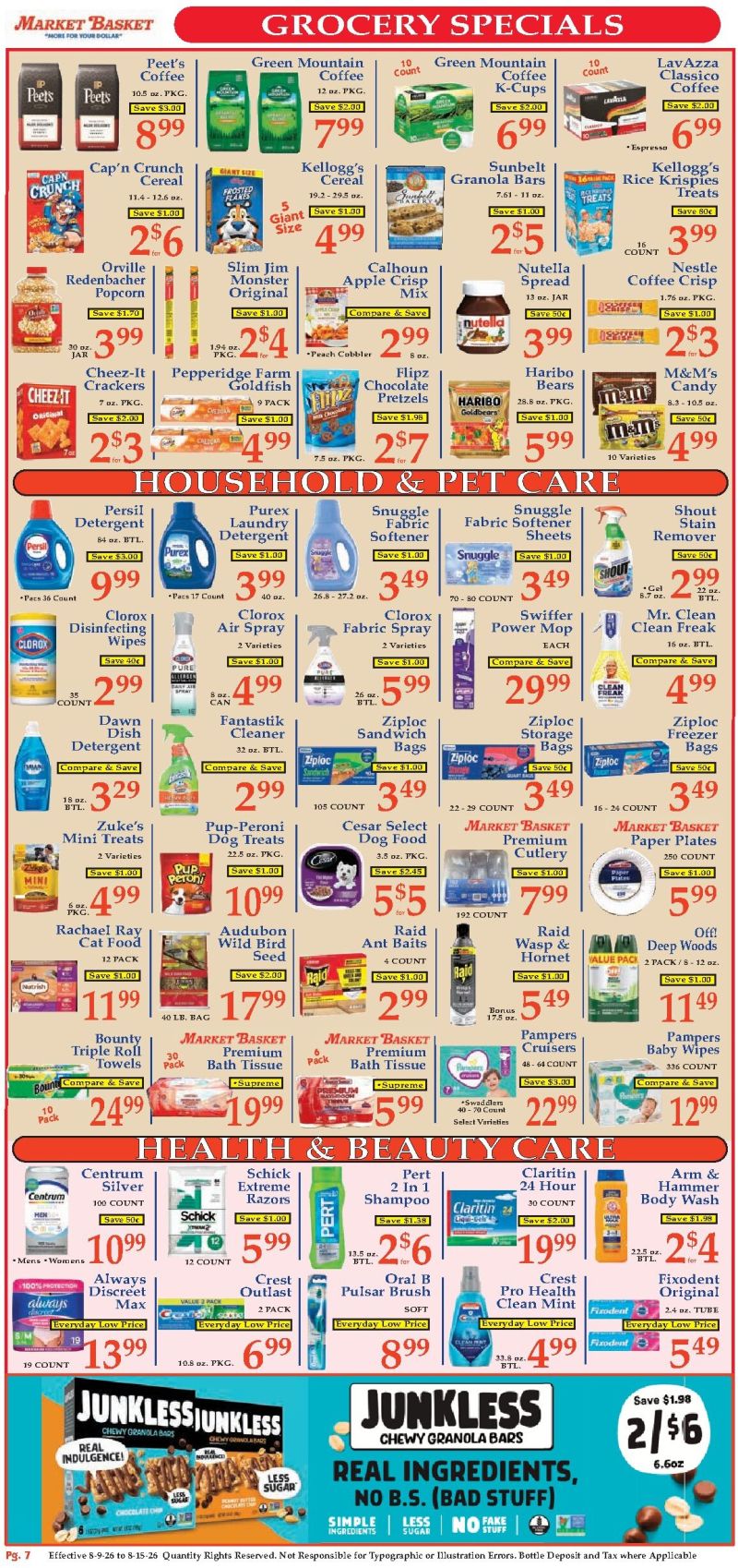MARKET BASKET weekly ad Aug 10 – Aug 15, 2026 – page 7