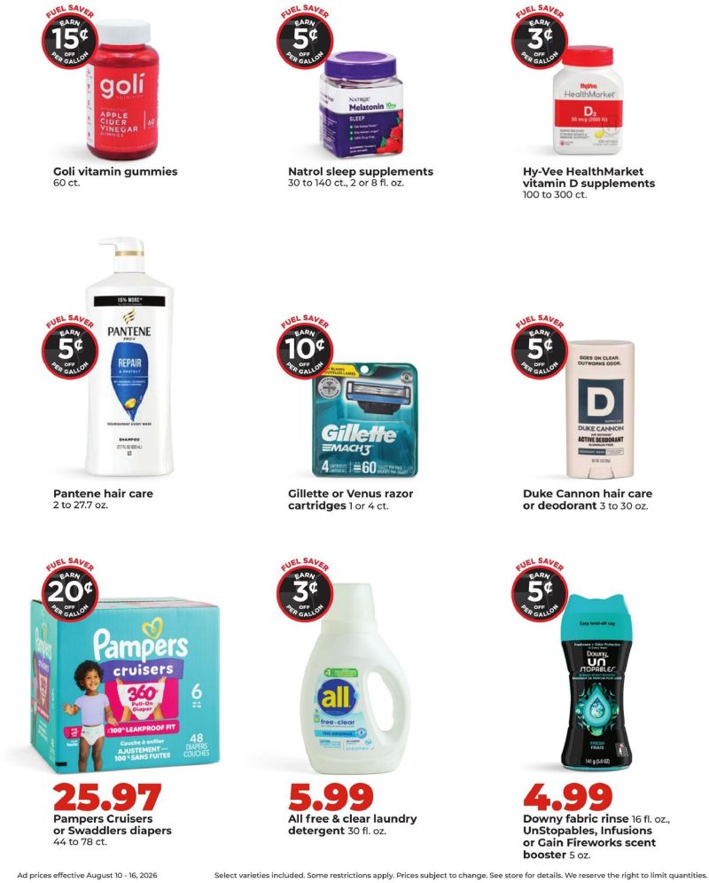 HYVEE weekly ad Aug 10 – Aug 17, 2026 – page 11