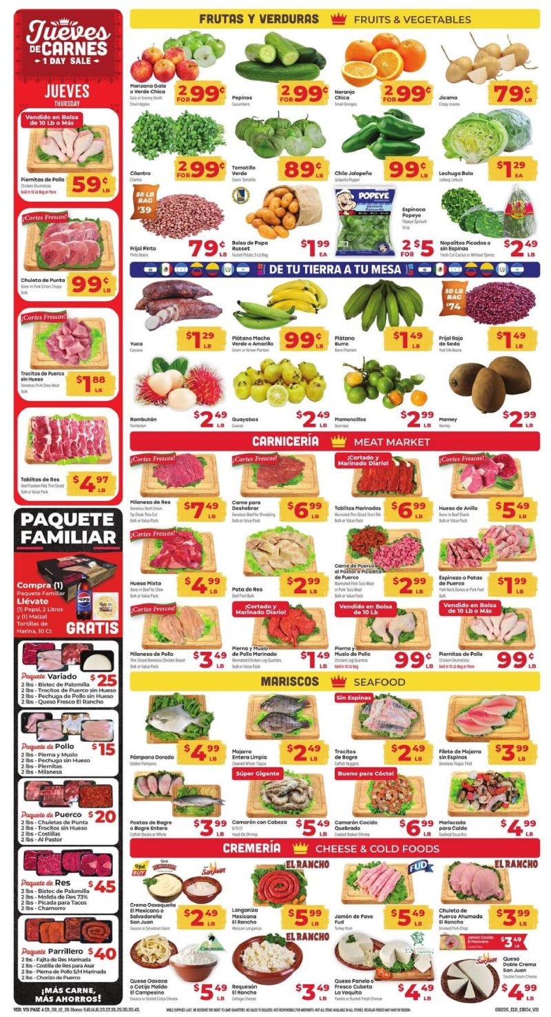 EL RANCHO weekly ad Aug 12 – Aug 19, 2026 – page 4