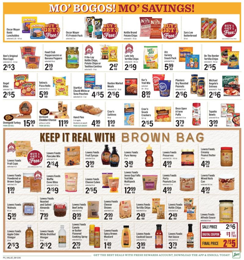 LOWES FOODS weekly ad Aug 12 – Aug 19, 2026 – page 8