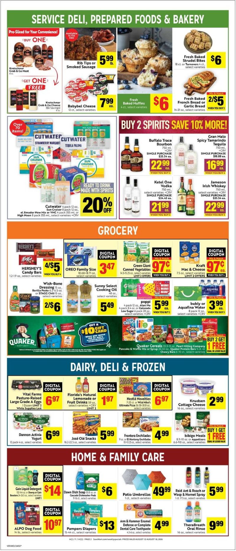 SAVE MART weekly ad Aug 12 – Aug 19, 2026 – page 2