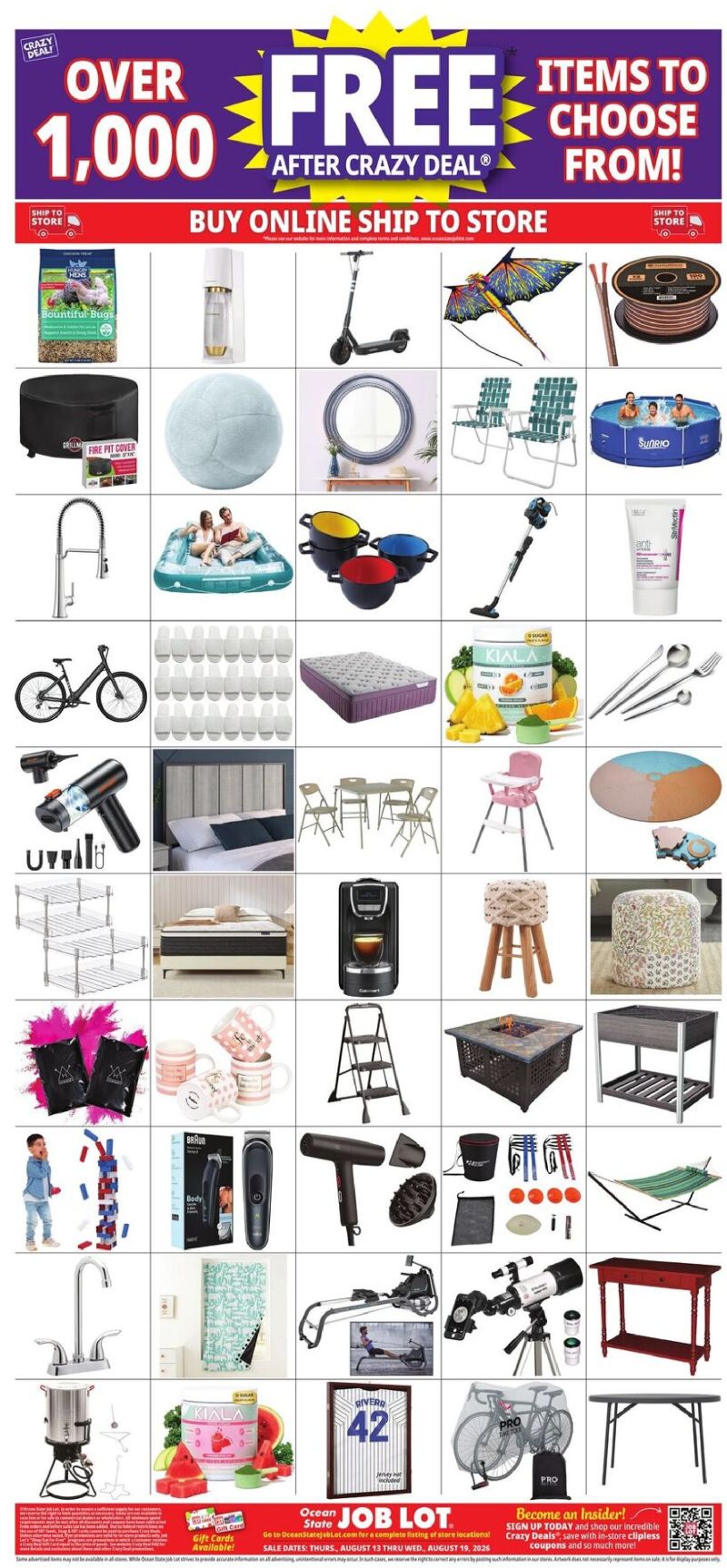 OCEAN STATE JOB LOT weekly ad Aug 13 – Aug 20, 2026 – page 27