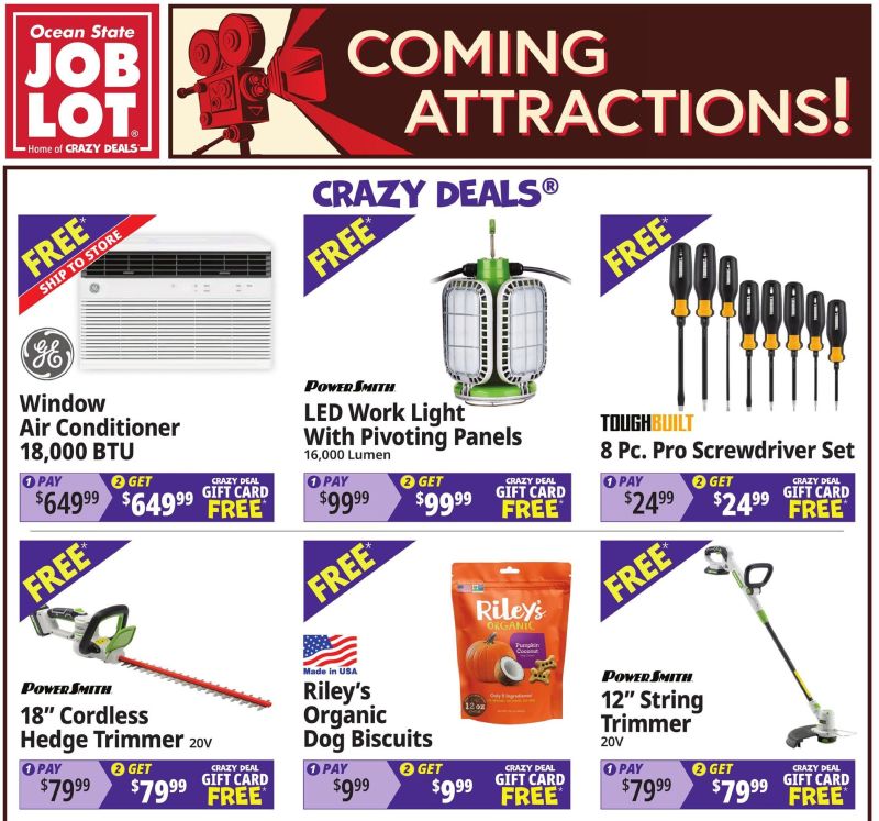 OCEAN STATE JOB LOT weekly ad Aug 13 – Aug 20, 2026 – page 1