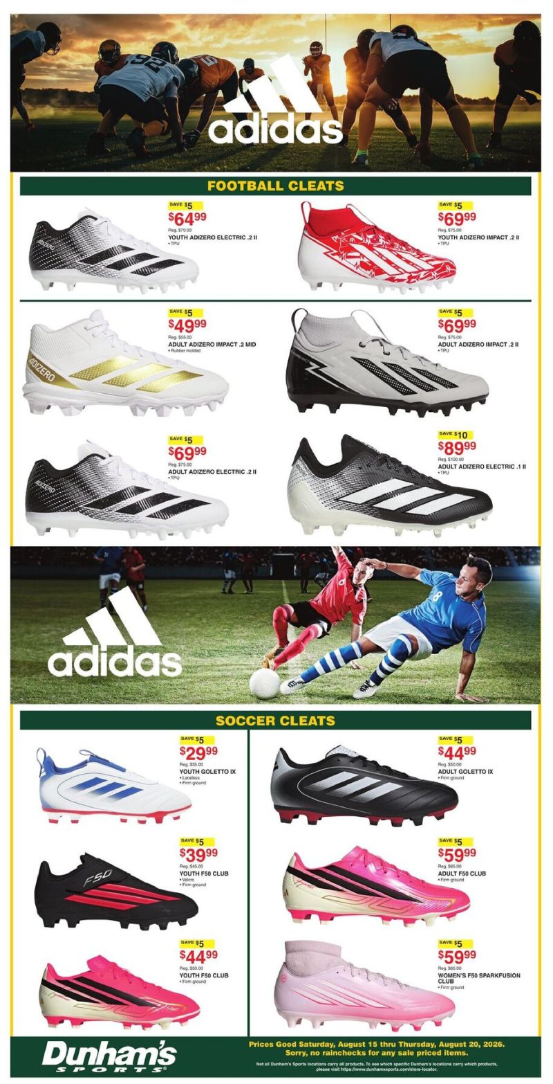 DUNHAM'S SPORTS weekly ad Aug 15 – Aug 21, 2026 – page 5