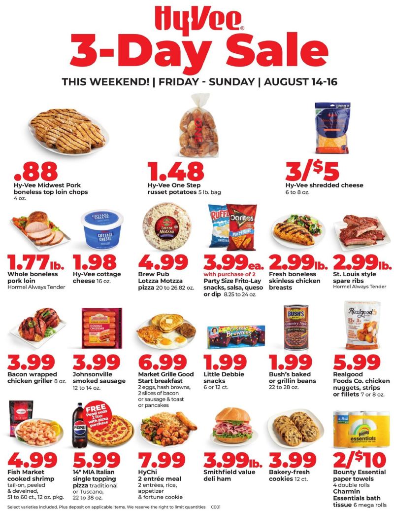 HYVEE weekly ad Aug 14 – Aug 17, 2026 – page 1