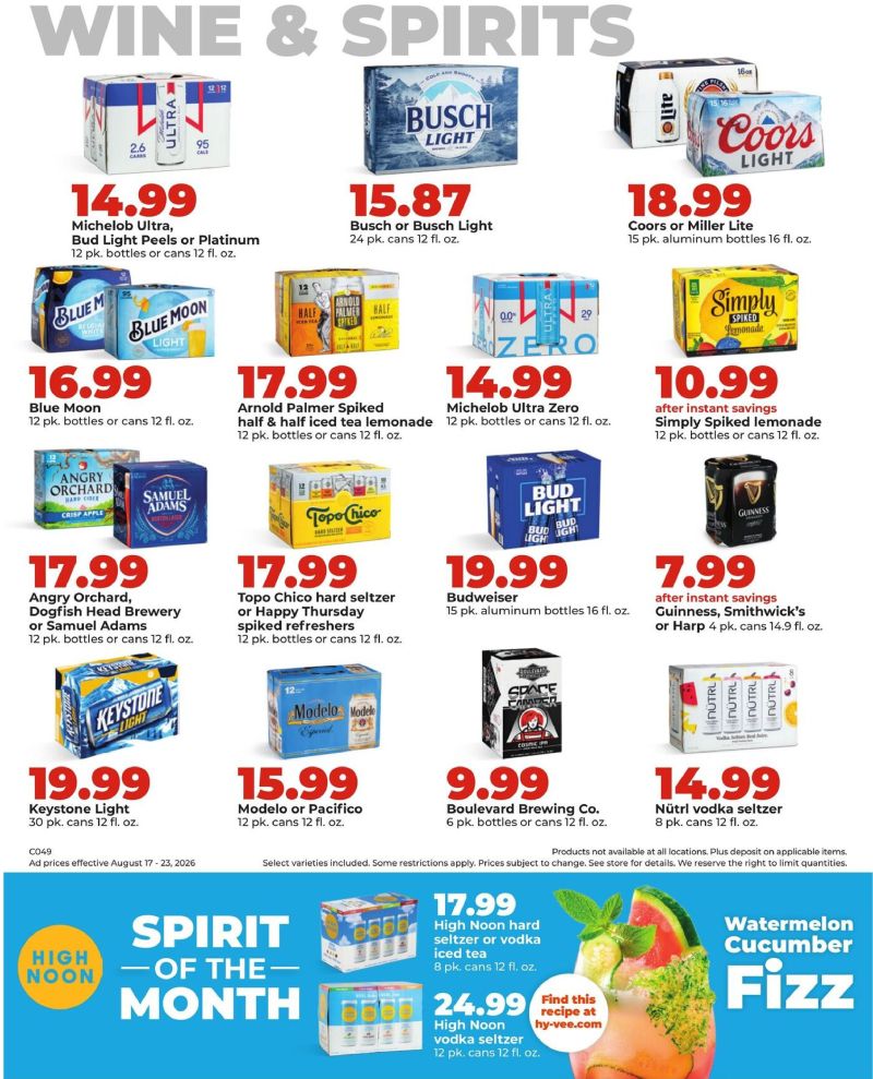 HYVEE weekly ad Aug 17 – Aug 24, 2026 – page 39