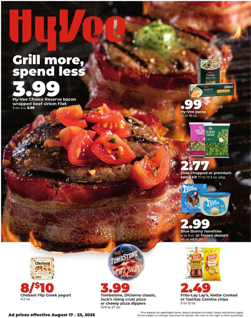 HYVEE weekly ad Aug 17 – Aug 24, 2026 – page 1