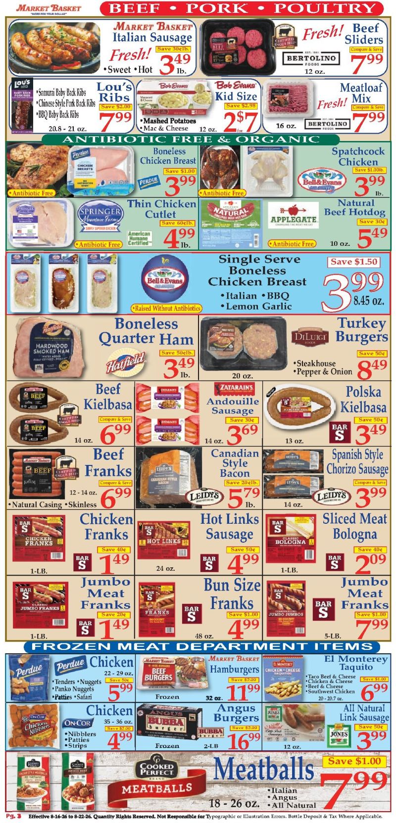 MARKET BASKET weekly ad Aug 17 – Aug 22, 2026 – page 3