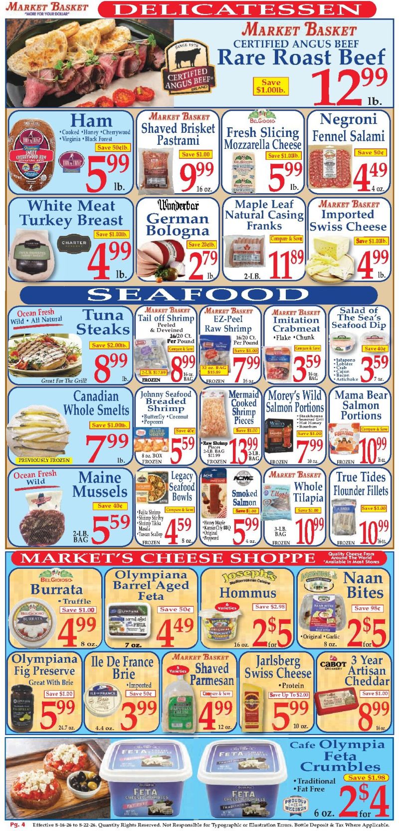 MARKET BASKET weekly ad Aug 17 – Aug 22, 2026 – page 4