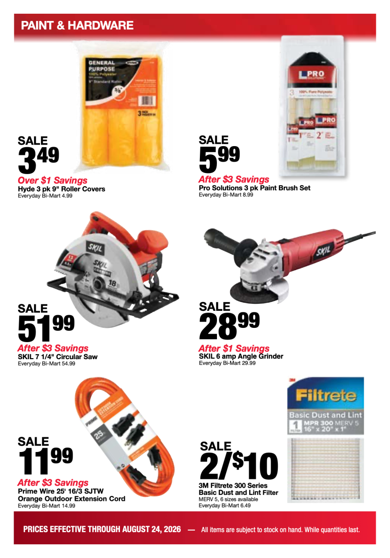 BI-MART weekly ad Aug 18 – Sep 20, 2026 – page 16
