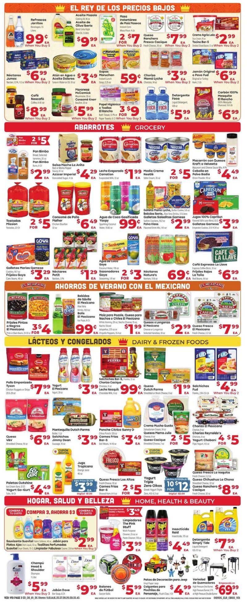 EL RANCHO weekly ad Aug 19 – Aug 26, 2026 – page 2