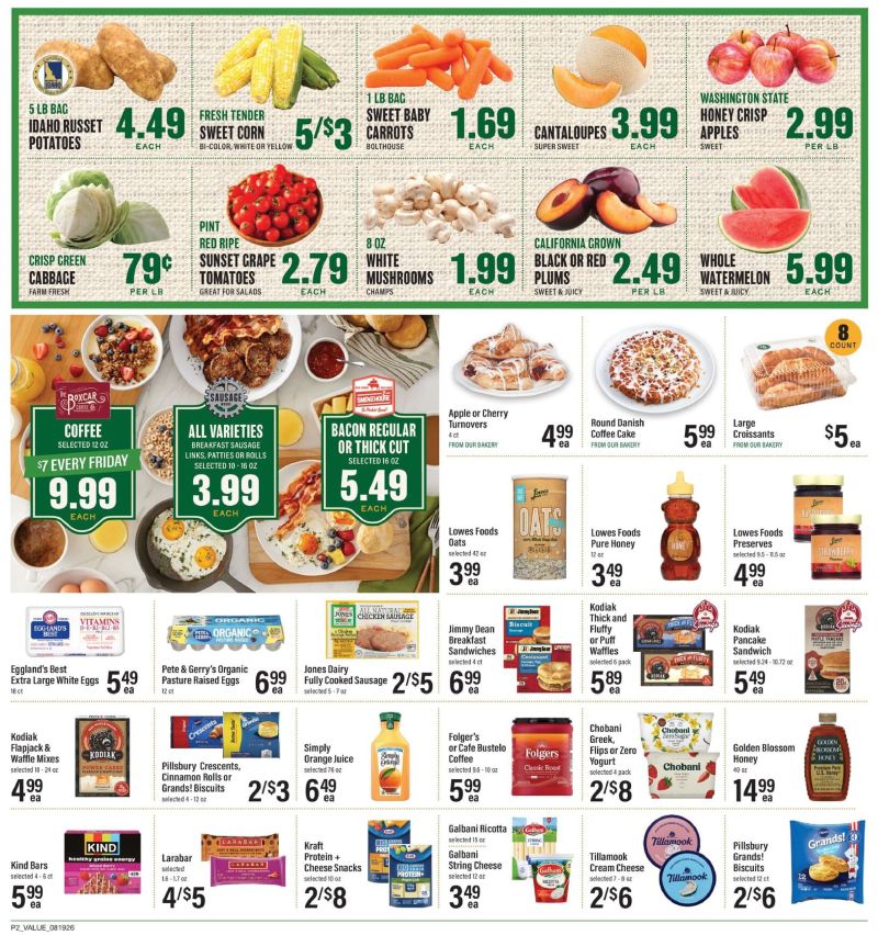LOWES FOODS weekly ad Aug 19 – Aug 26, 2026 – page 3