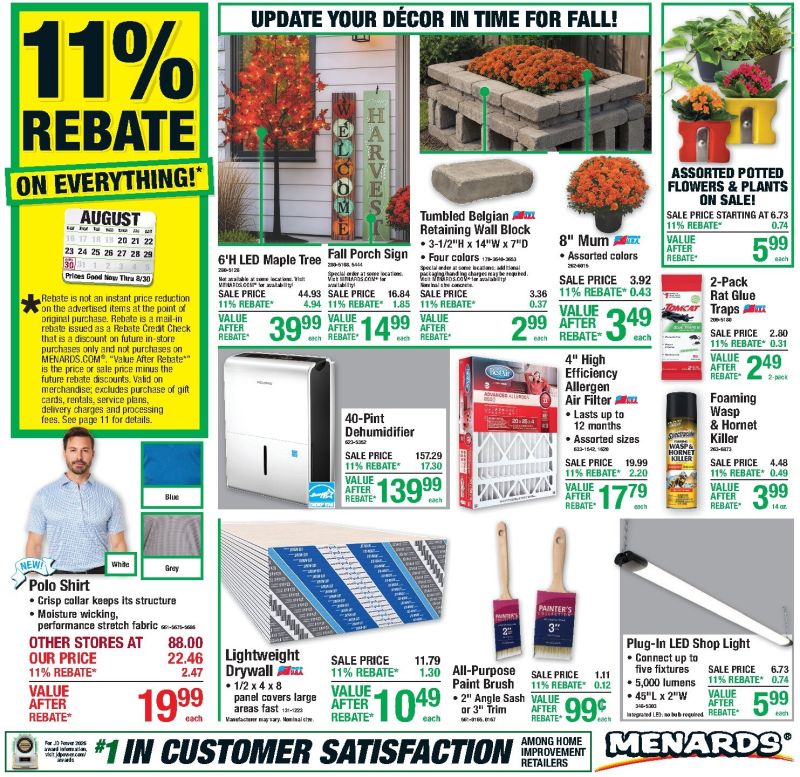 MENARDS weekly ad Aug 19 – Aug 31, 2026 – page 1
