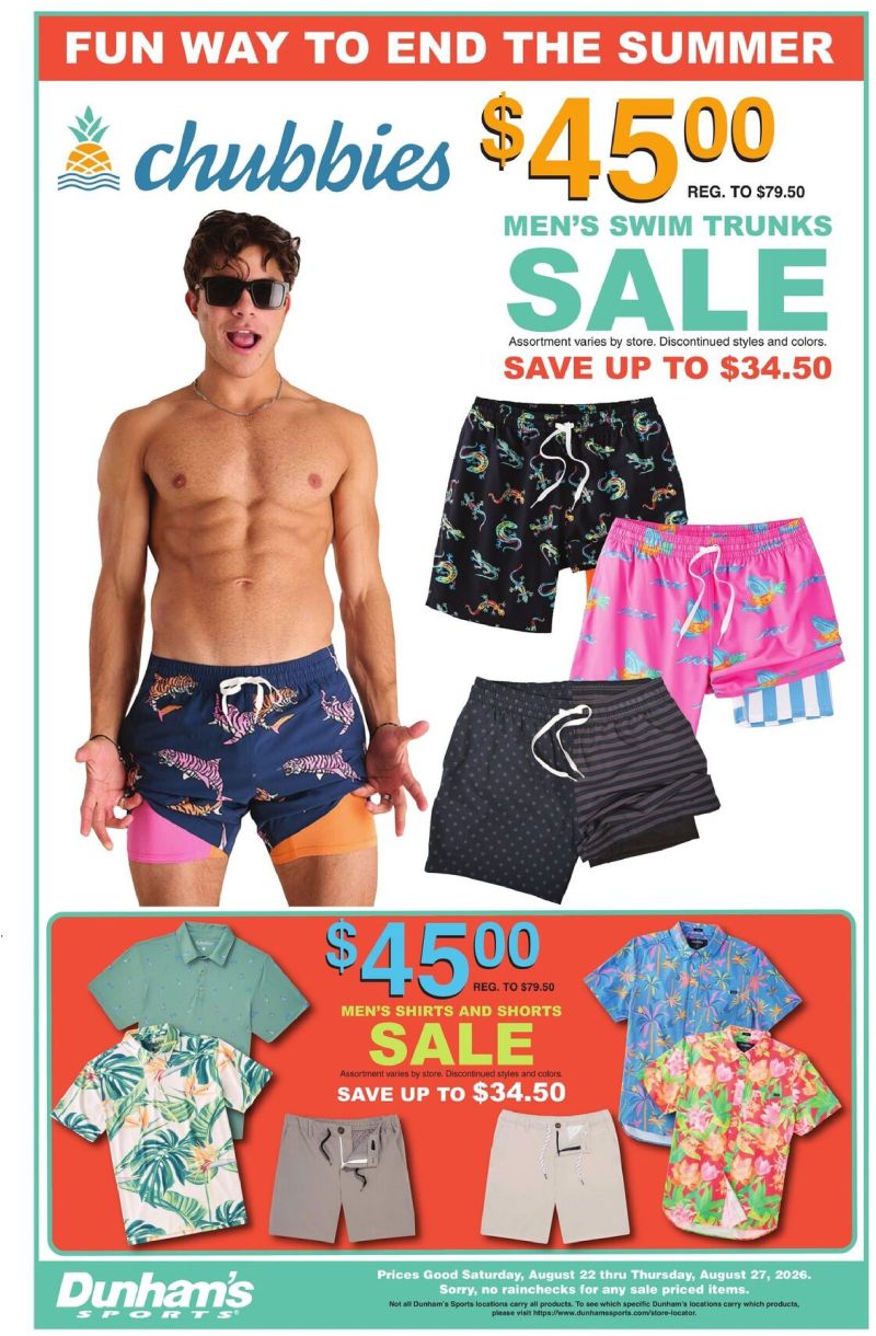DUNHAM'S SPORTS weekly ad Aug 22 – Aug 28, 2026 – page 2